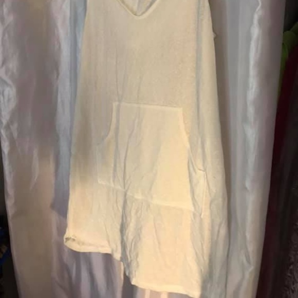 Swim Beach Hoodie Tank Top Cover Up - Picture 2 of 4